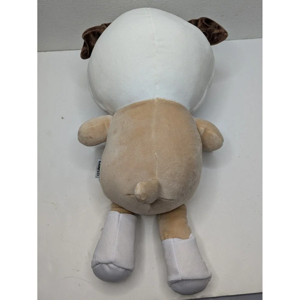 MINISO Life Space Series Space Pug Plush 14” Stuffed Animal Boots HTF